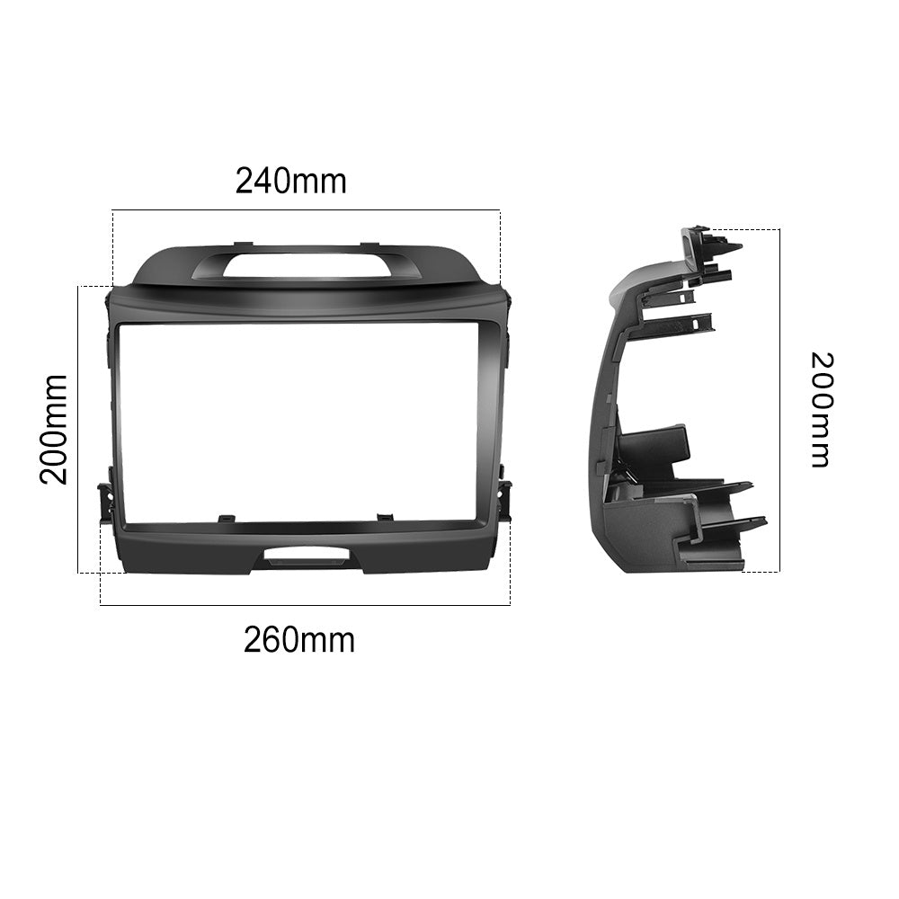 Android 2-DIN Autoradio – In-Car Navigatie – Multimedia Systeem – Touchscreen Radio – GPS Autoradio – 9 Inch HD Scherm – 4GB RAM 128GB Opslag – Draadloos CarPlay & Android Auto – Achteruitrijcamera