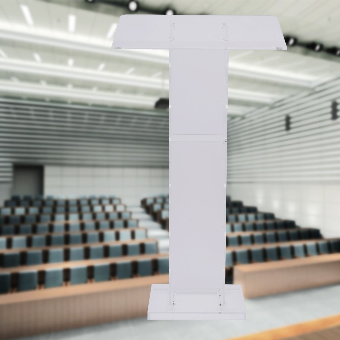 Spreekgestoelte – Lessenaar – Podium – Katheder – Presentatiemeubel – Transparant Acryl – 60x40 cm – Stevig & Schokvrij