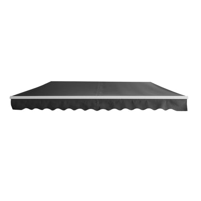 Handbediend Knikscherm – Uitvalscherm – Zonnescherm – Terrasscherm – Balkonzeil – 250x200 cm – Aluminium Frame – PU-gecoate Polyester Stof