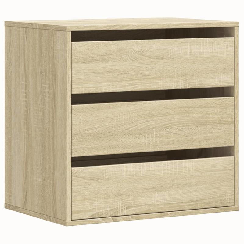 Craft Storage Easy assemble Modern chest of drawers dFTangle oak sonoma 60x41x58cm wood dFTengineering Art Storage Cabinet, Storage Cabinets