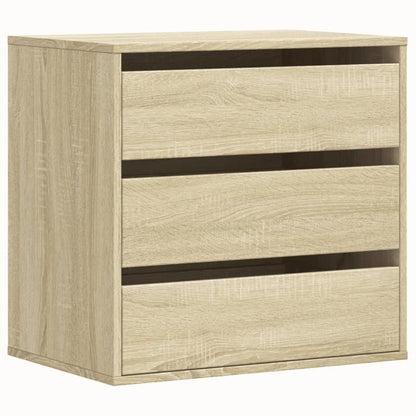 Craft Storage Easy assemble Modern chest of drawers dFTangle oak sonoma 60x41x58cm wood dFTengineering Art Storage Cabinet, Storage Cabinets