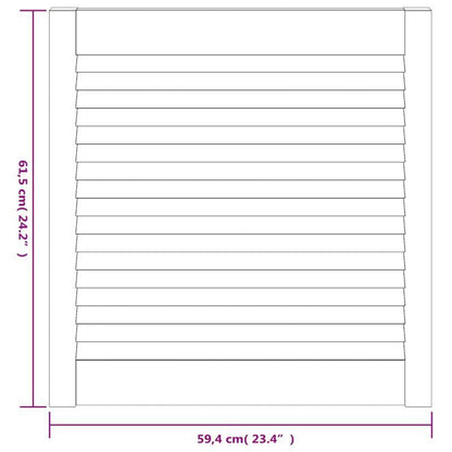 Opbergkast – Bergkast – Kast – Opbergmeubel – Wit – Set van 4 – 61,5x59,4 cm – Slot – Kunststof