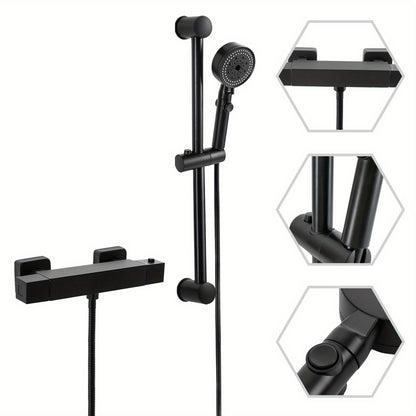 Douchekraan – Mengkraan – Douche Set – Regendouche – Handdouche – Koper Met Vacuüm Coating – 360° Draaibare Regendouche