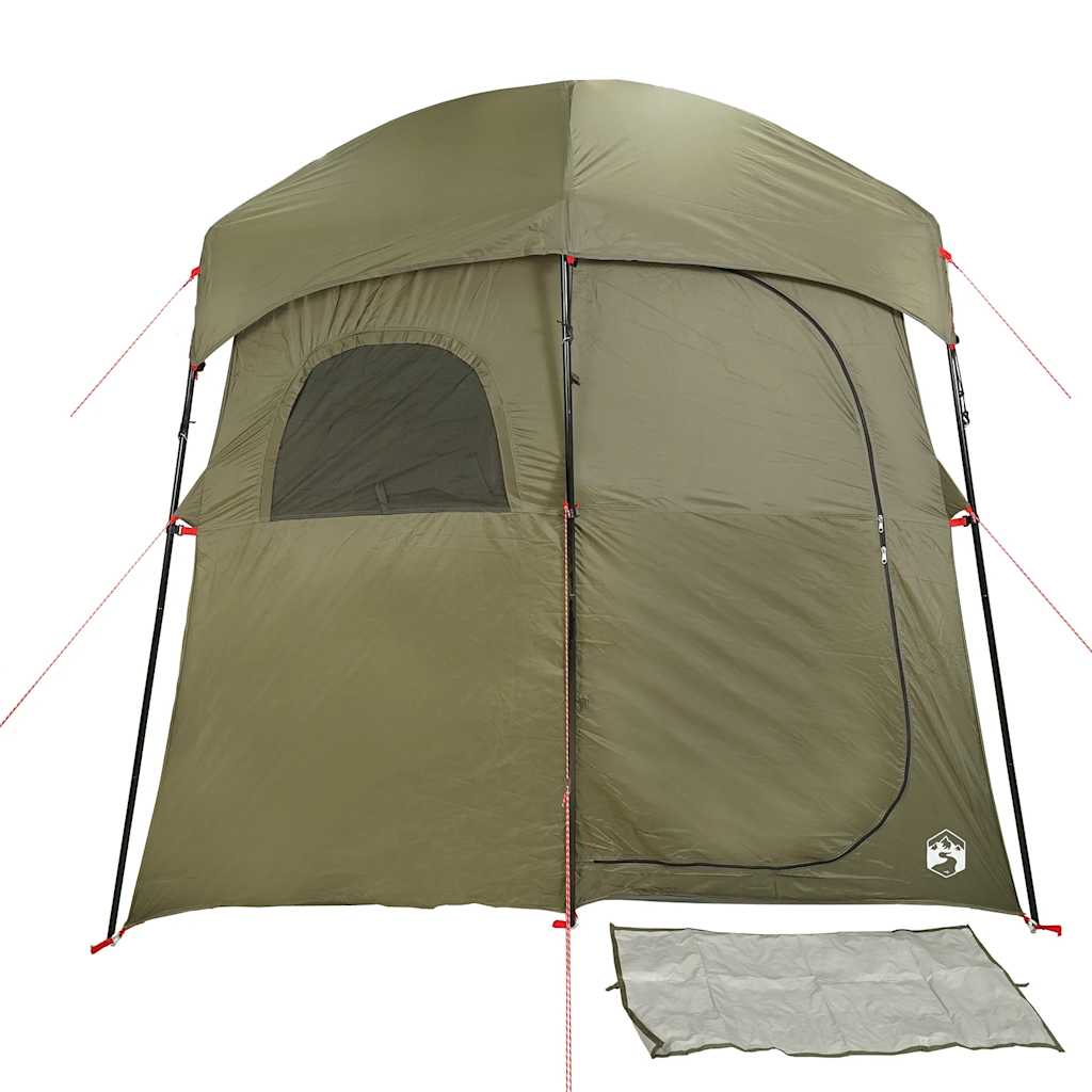 Douchetent – Omkleedtent – Campingtent – Privacytent – Draagtent – 2 Personen – Waterdicht Polyester – Ruim 256x136x225 cm