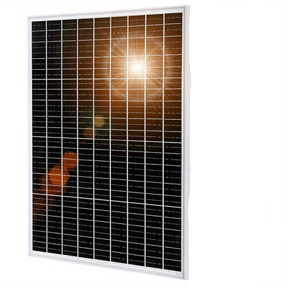 Zonnepaneel – Solar Panel – Zonnecel – Energiepaneel – Duurzaam Paneel – 100W Monokristallijn – 19% Efficiëntie – Lichtgewicht Glasbescherming