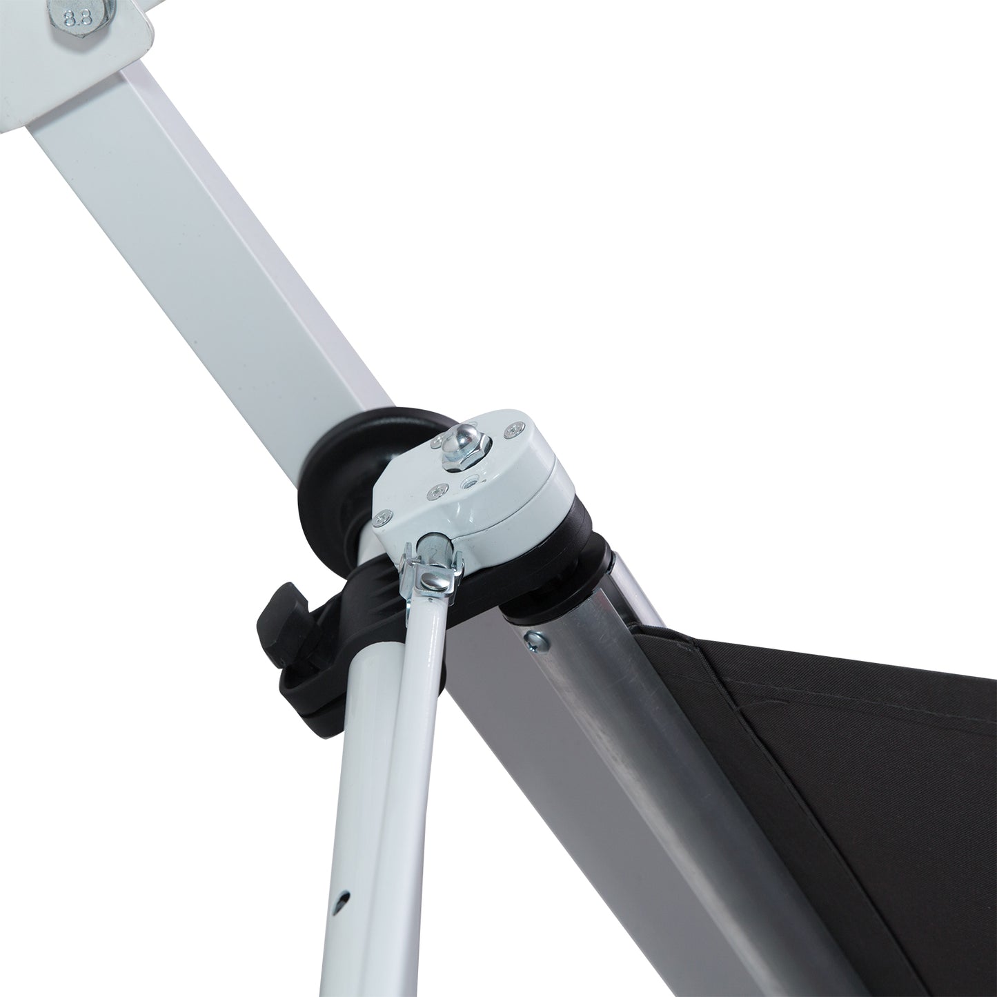 Verstelbare Balkonluifel – Zonnescherm – Terrasluifel – Schaduwdoek – Handbediende Luifel – 150 cm Breed – Weerbestendig Aluminium Frame