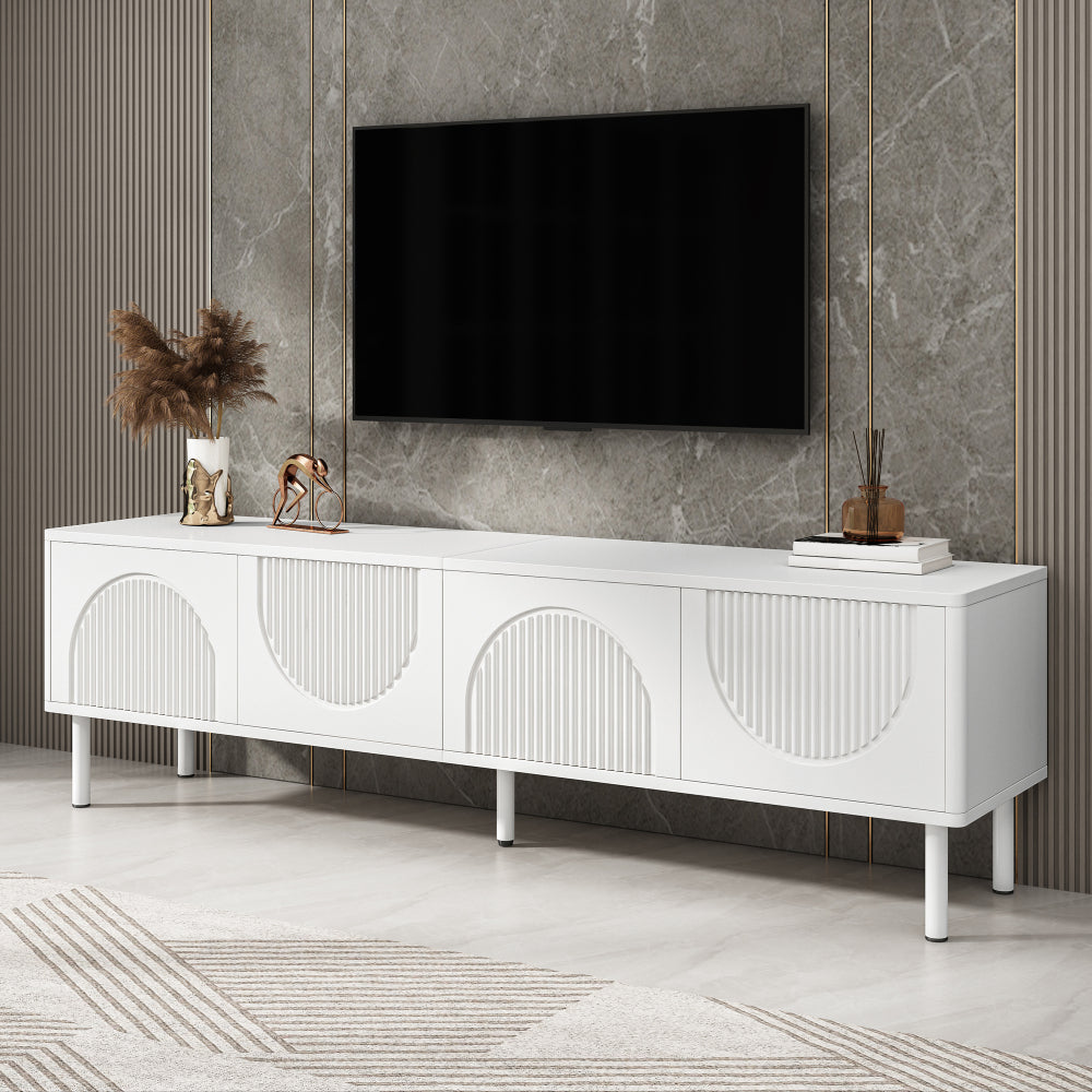 Tv-meubel – Tv-kast – Tv-meubelset – Televisiekast – Tv-dressoir – Modern minimalistisch design – Extra lang 180 cm – Ruimtebesparend – Duurzame uitvoering
