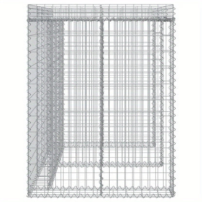 Afvalbak – Vuilnisbak – Prullenbak – Afvalcontainer – Afvalton – Gegalvaniseerd Staal – Weerbestendig & Groot Formaat 192x91x120 cm