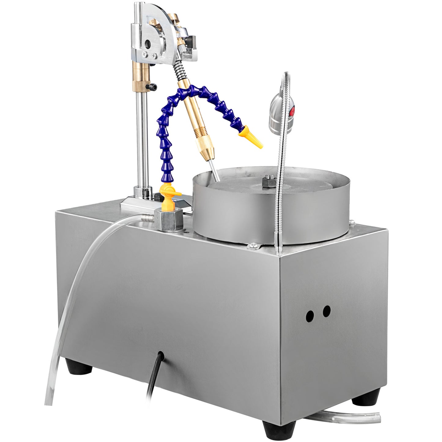 Slijpmachine Edelstenen – Sieradenslijper – Steenpolijstmachine – Lapidair Machine – Juweliersapparaat – Roestvrij Staal – 180W Motor Met Waterpomp