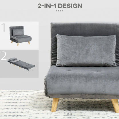 Relaxfauteuil – Verstelbare Fauteuil – Relaxstoel – Loungestoel – Grijze Stoel – Zachte Bekleding – Zonder Elektriciteit Met Afstandsbediening