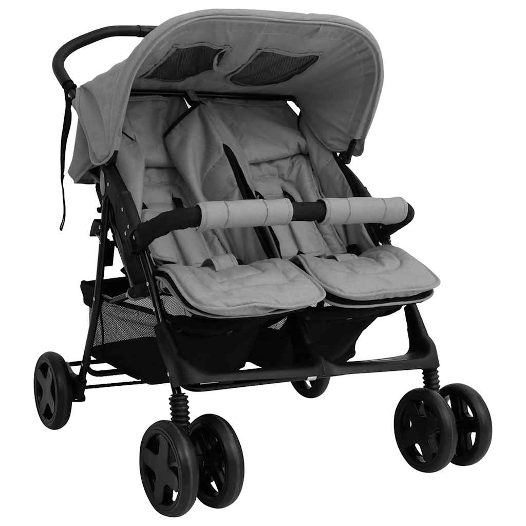 Vidaxl Twin Stroller Twin Strollers Stroller
