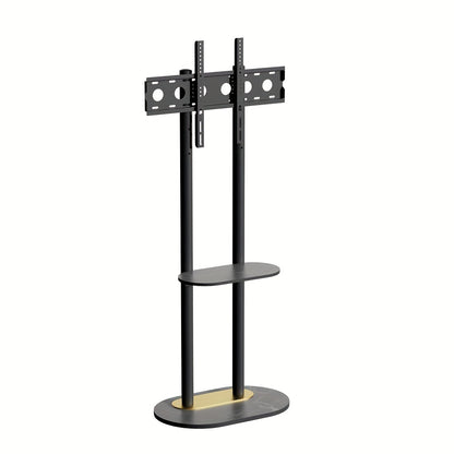 TV-standaard – Tv-meubel – Entertainment Center – Tv-houder – Tv-kast – Verstelbare Hoogte – Stevig Metalen Frame Met Marmeren Basis