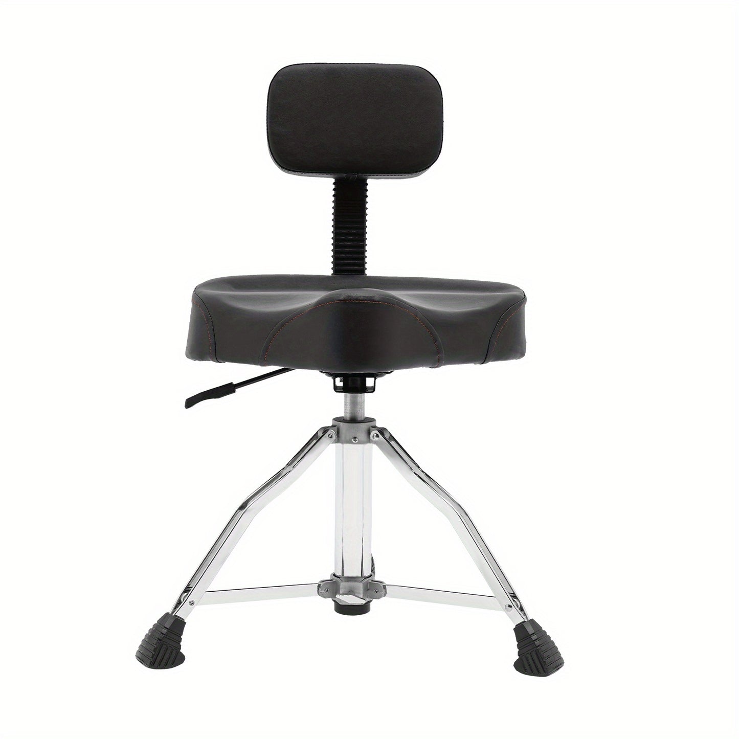 Drumkruk – Drumstoel – Drumstoel Met Rugleuning – Verstelbare Drumstoel – Drumzitting – Verstelbaar 45-60 cm – Memory Foam Zitting – Stevig Tot 120 kg