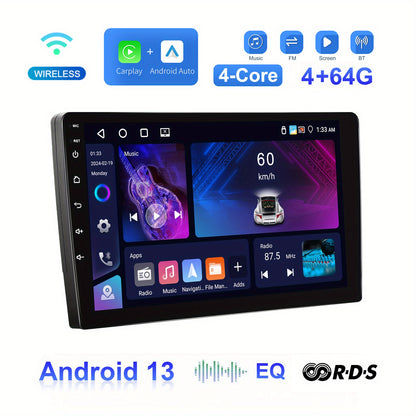 Android 15 Autoradio – Car Radio – Multimedia Speler – Navigatiesysteem – Touchscreen Radio – 9 Inch Scherm – Draadloos CarPlay & Android Auto – Inclusief AHD Achteruitrijcamera