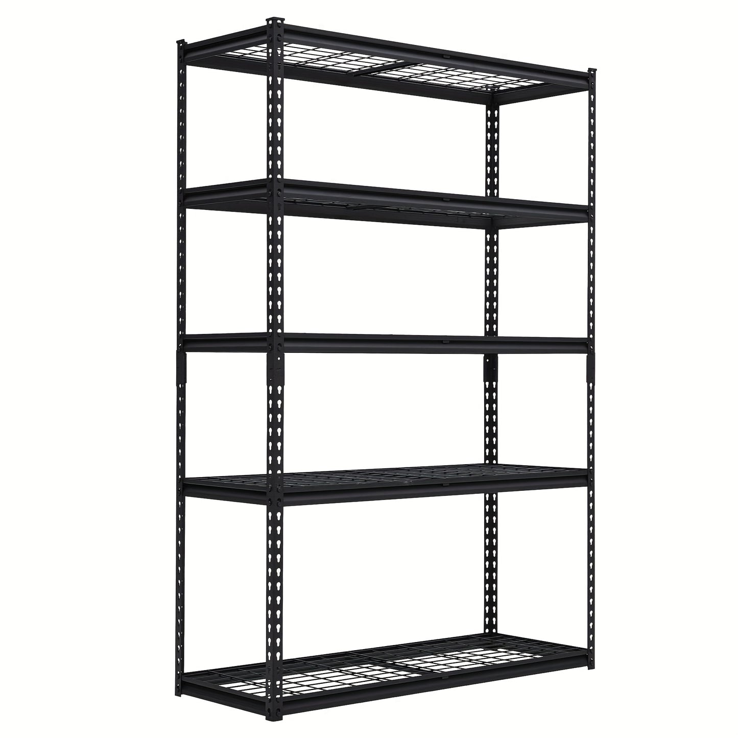 Industriële Opbergrek – Garage Rek – Werkplaats Rek – Stellingkast – Metalen Opslagkast – 122x181x46 cm – Verstelbare Planken – Draagkracht 1134 kg