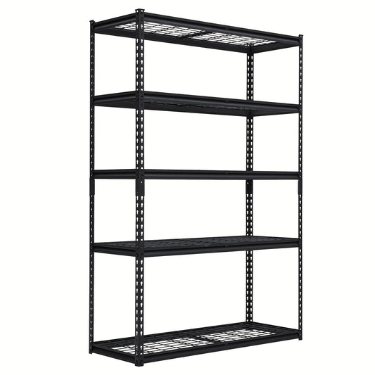Industriële Opbergrek – Garage Rek – Werkplaats Rek – Stellingkast – Metalen Opslagkast – 122x181x46 cm – Verstelbare Planken – Draagkracht 1134 kg