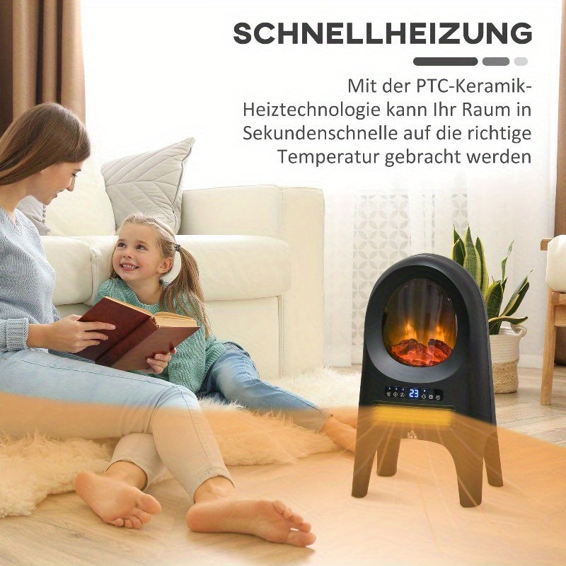 Elektrische Kachel – Mobiele Kachel – Convectorkachel – Ventilatorkachel – Heater – 2000W Vermogen – Timerfunctie Met Oververhittings- en Valbeveiliging
