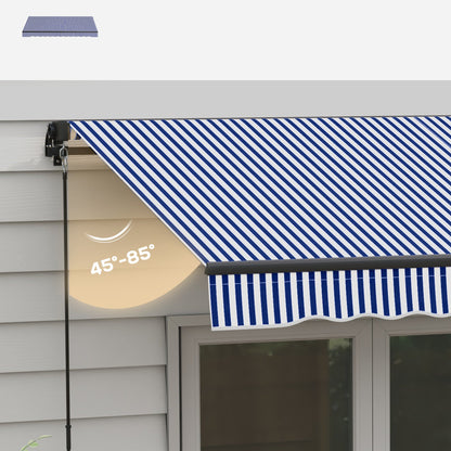 Verstelbare Balkonzonwering –  Luifel - Terraszonwering – Schaduwdoek – Zonnescherm – Aluminium Frame – UV30+ Bescherming - QUORE