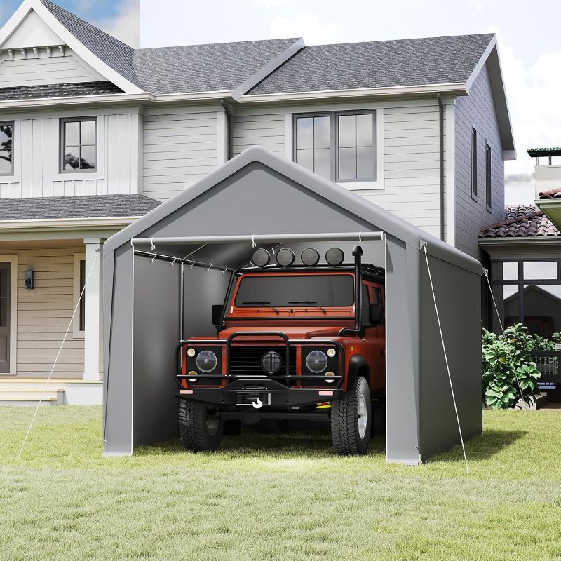 Opslagtent – Garagetent – Fietsenstalling – Schuurtent – Overkapping – 3x6 meter – Gegalvaniseerd Stalen Frame – Waterdicht & Weerbestendig
