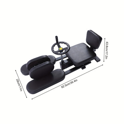 Leg Stretcher – Benenstretcher – Stretchapparaat – Flexibiliteitstrainer – Spierherstelapparaat – Zwart – Stalen Frame 99,79 KG – Ergonomische Kussens