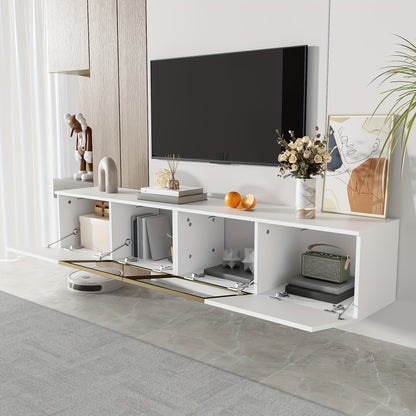 TV-meubel – Tv-kast – Mediameubel – Dressoir – Opbergkast – 170 cm breed – Wit minimalistisch design
