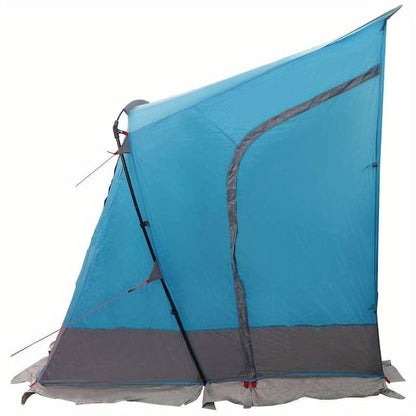 Tent – Kampeertent – Buitentent – Festivaltent – Vissertent – Polyester Waterafstotend – Geventileerd 285x255x245 cm – Blauw Zwart