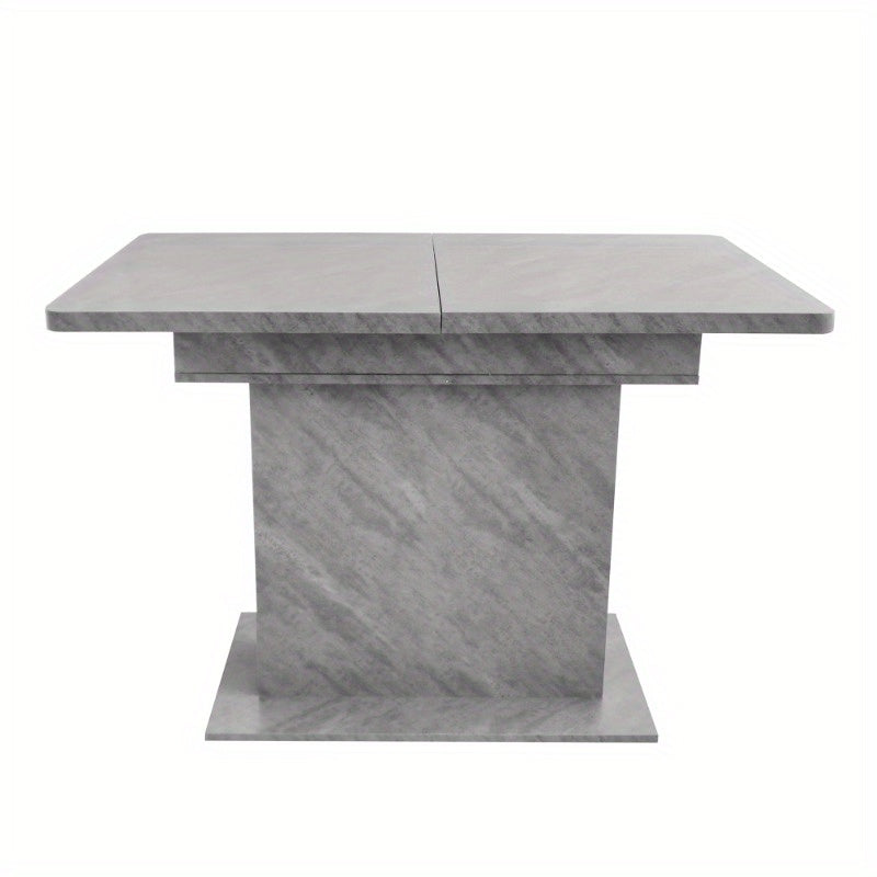 Uitklapbare Eettafel – Vouwbare Tafel – Multifunctionele Tafel – Opbergtisch – Industrieel Design – Ruimtebesparend – Stalen Frame met Betonlook