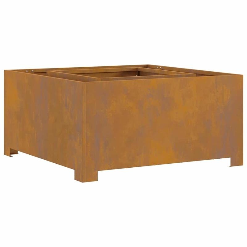 80x80x40cm Brown Fire Pit Home Patio Fire Stove for Multi-Person Leisure Gatherings on Terrace Matching for Friends and Relatives Activities in Garden Suitable for Winter Heating, Patio Heating, Backyard Gatherings, Cozy Pati