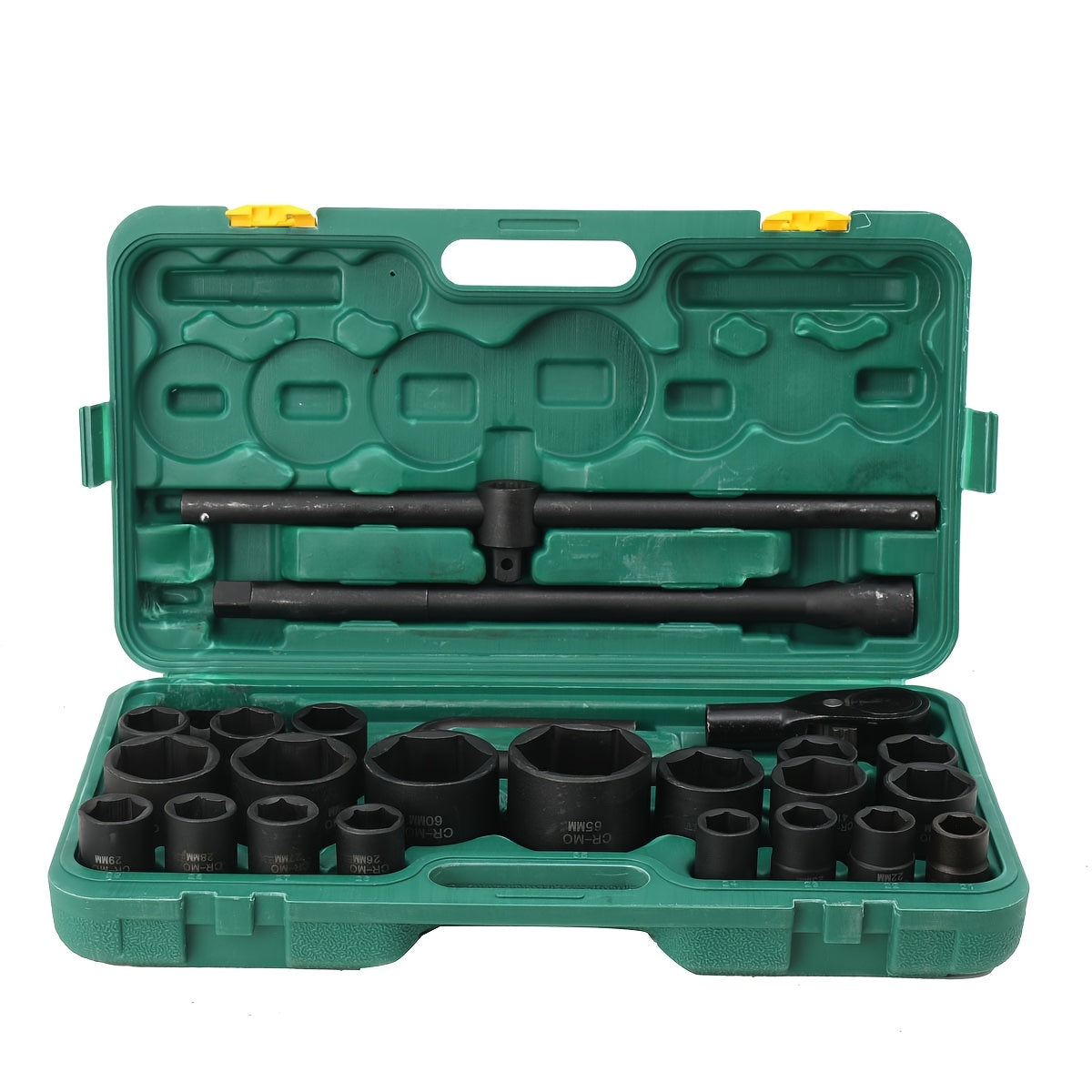 26-TLG 3/4" & 1" Inch 21-65mm Plug Nuts Truck Ratchet Box Plug Key Set
