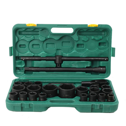 26-TLG 3/4" & 1" Inch 21-65mm Plug Nuts Truck Ratchet Box Plug Key Set