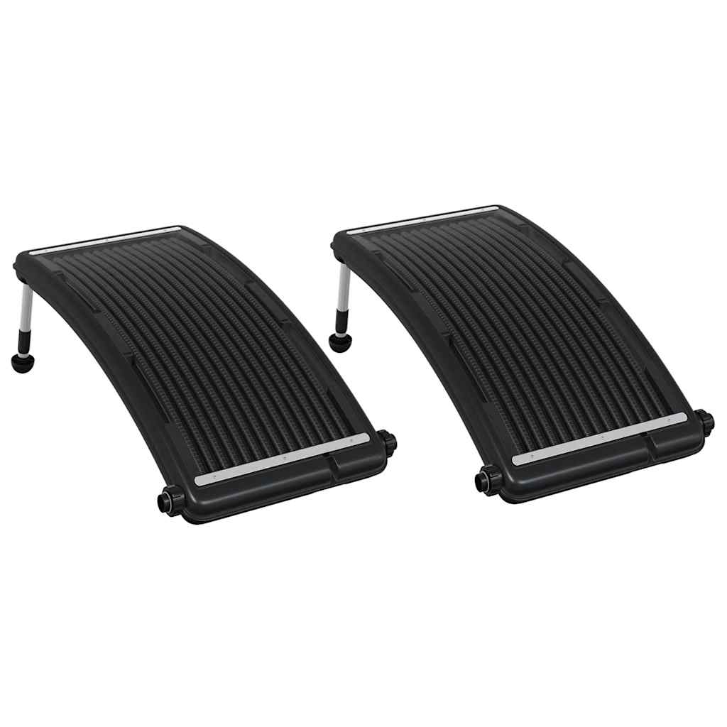 Zonne-energie verwarmingspanelen zwembad – zonnecollectoren – zwembadverwarming – zonneboiler – zonne-waterverwarmer – 72,5 x 46 cm – duurzaam weerbestendig design – verstelbare poten voor optimale zoninstraling