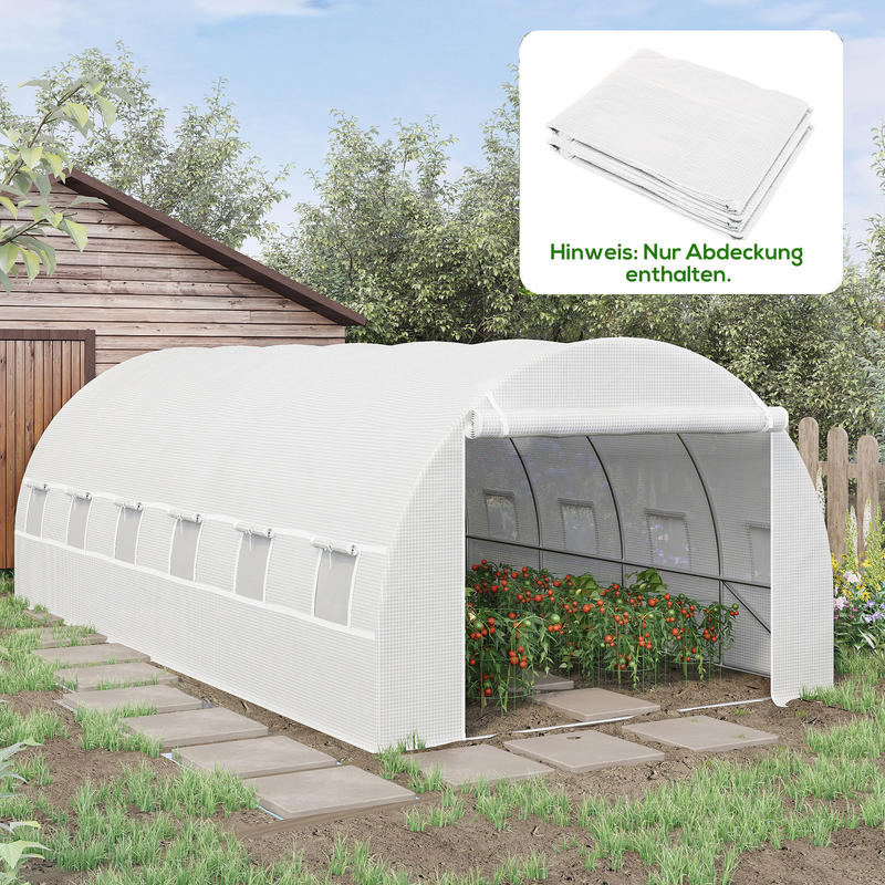 Kaskap – Kassenhoes – Plantenkas – Tuinkas – Kashoes – 6x3x2 Meter – UV-bestendig & Ventilerend