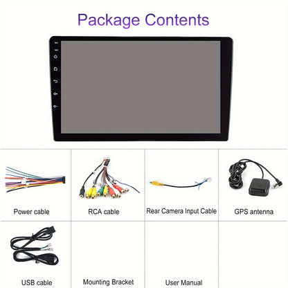 Autoradio – Auto Radio – Car Stereo – Multimedia Speler – 9 Inch IPS Touchscreen – Android 13 – 8-Core Processor – Draadloze CarPlay & GPS