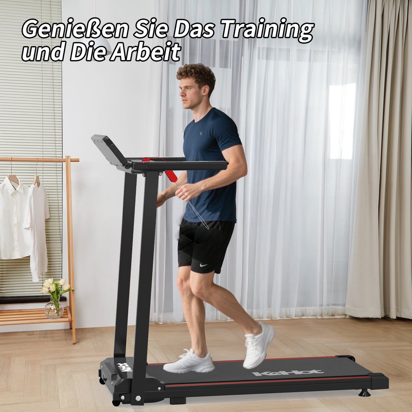 Loopband – Treadmill – Walk Pad – Folding Treadmill – Home Workout – Lichtgewicht Design – Stil Met App Connectiviteit