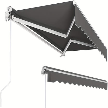 Zonnescherm – Zonwering – Zonnesail – Terraszonwering – Buitenluifel – Verstelbaar & Inklapbaar – UV Bescherming & Aluminium Frame – 250x200cm/300x250cm