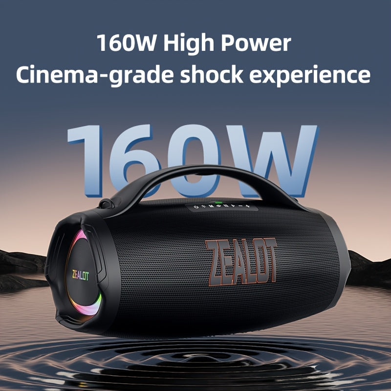 Draadloze Speaker – Bluetooth Speaker – Portable Speaker – Geluidsinstallatie – Muziekbox – 160W Surge Bass – RGB Kleurverlichting