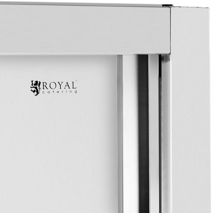 Keukenkast – Opbergkast – Buffetkast – Werkplaatskast – Staalkast – Roestvrij Staal – 120 kg Draagvermogen – 120x50x180 cm