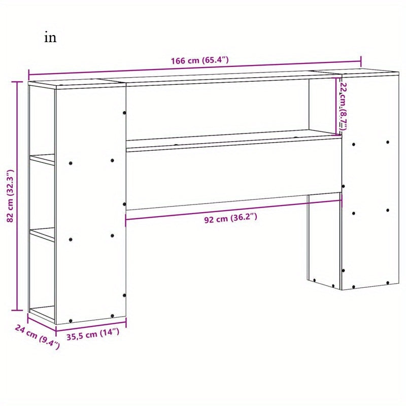 Bedombouw – Hoofdeinde – Bedframe – Opbergbed – Slaapkamermeubel – Wit Massief Dennenhout – 160 cm Breed – Ruimtebesparend Met Planken En Laden