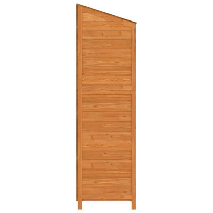 Tuinkast – Tuinberging – Opbergkast Buiten – Buitenopbergkast – Tuinkast Grenenhout Marrone – Duurzaam Massief Grenenhout – Compact 55x52x174,5 cm