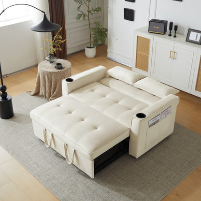 Slaapbank – Bedbank – Klapbank – Sofa Bed – Logeerbed – Ruimtebesparend Design – Duurzaam Niet-Houten Materiaal