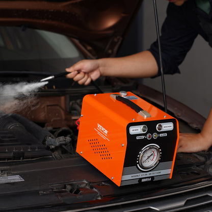 Lekkagetester – Cilinderkop Lektester – Koppakking Tester – CO2 Lekkagedetector – Rookmachine – Ingebouwde Luchtpomp – Digitaal Drukmeter