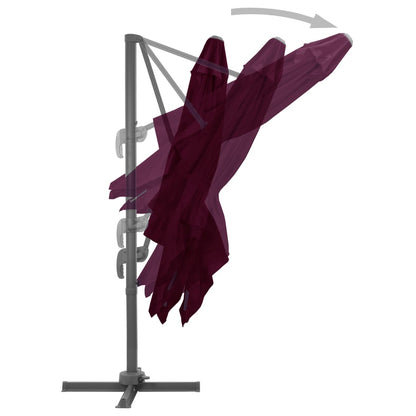 Zwevende Parasol – Hangende Parasol – Zweefparasol – Balkon Parasol – Aluminium Frame – 360 Graden Draaibaar – UV-Bescherming