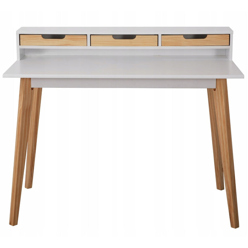 Bureau – Schrijftafel – Werkplek – Computertafel – Bureau met Lade – Modern Minimalistisch Design – Ruim Werkblad 110x60 cm