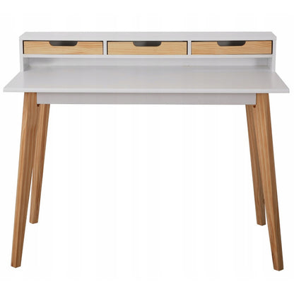 Bureau – Schrijftafel – Werkplek – Computertafel – Bureau met Lade – Modern Minimalistisch Design – Ruim Werkblad 110x60 cm
