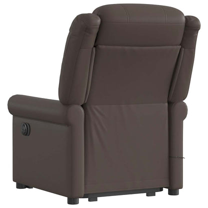 Sta op stoel – Relaxfauteuil – Elektrische Fauteuil – Verstelbare Stoel – Zitstoel – Elektrisch verstelbaar – Kunstleer bekleding – 135° kantelbaar