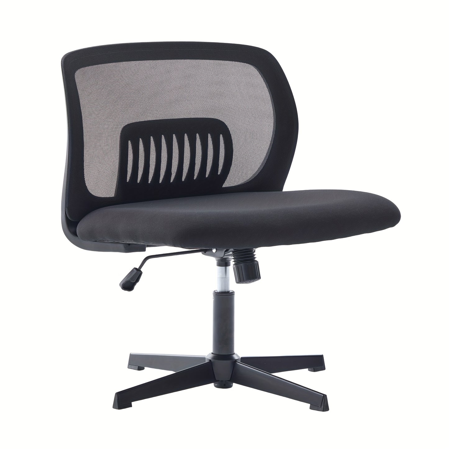 Ergonomische Bureaustoel – Bureaustoel – Computerstoel – Stoel Voor Bureau – Werkstoel – Verstelbare Hoogte – Kruisvormige Rugleuning – Comfortabele Schuimvulling – Zwart