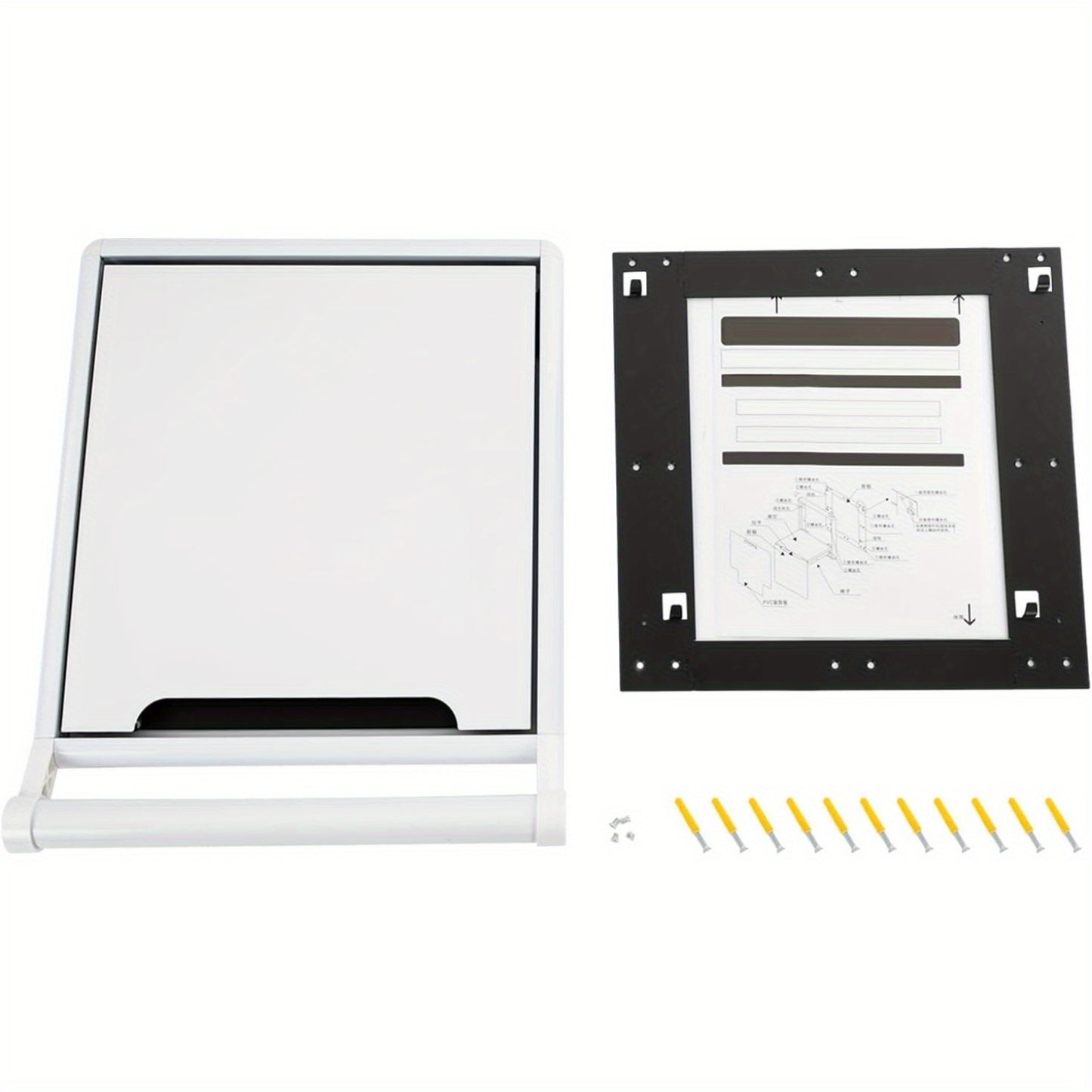 Douchekruk – Douchezitstoel – Douchestoel – Douchezitje – Badkamerkruk – Opklapbaar – Aluminium Frame & Imitatieleer – Max. Belastbaarheid 150 kg