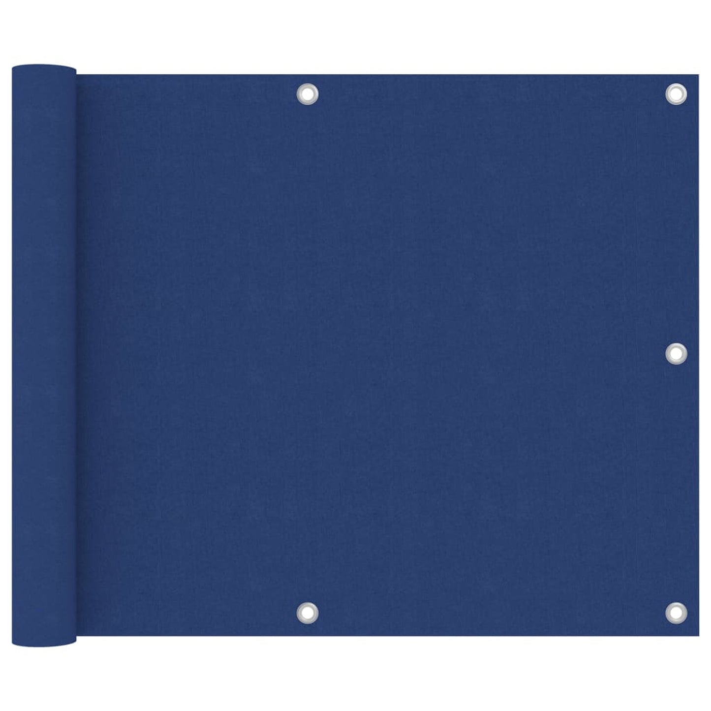 Balkonspiegel scherm – Balkonafscherming – Privacy scherm – Balkonscherm – Buitenwand scherm – Blauw Oxford materiaal – 75x400 cm – Schaduwrendement 91-100%