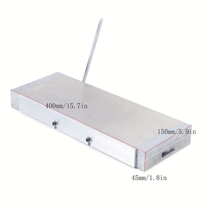 Magnetplaat – Magnetspannplatte – Magnetfutter – Spannplaat – Magnetisch Plaatje – Permanent Magnetisch – 40 x 15 cm – Krachtige Zuigkracht Tot 100N/cm²