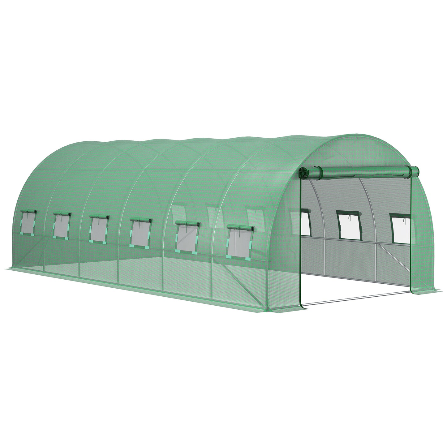 Kassenfolie – Broeikasfolie – Tuinfolie – Foliekas – Kasbedekking – Waterdicht PE Materiaal – UV-Bestendig 600x300x200 cm
